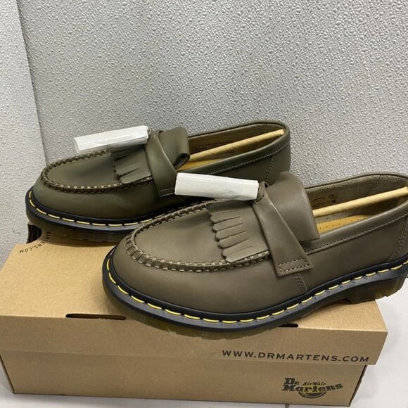NEW DR MARTENS Adrian Loafers – Men’s Size 7 – Khaki Brown - Picture 1 of 5